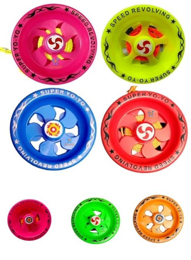 Shivsoft ® Fine Quality high Speed Toy (1 pcs) (Color May Vary) Make in India (Plastic) (Pack of 7)